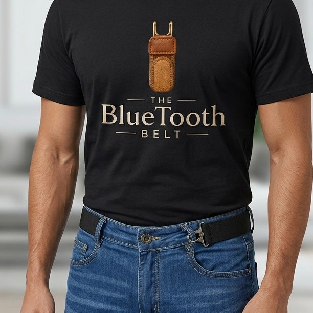 The Bluetooth Belt     Buckle-Free Elastic Belt Hook