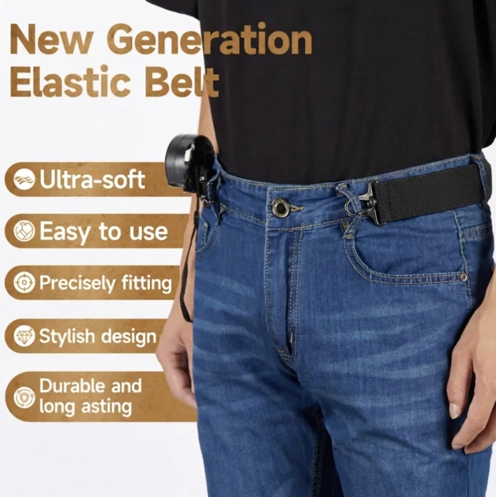 The Bluetooth Belt     Buckle-Free Elastic Belt Hook