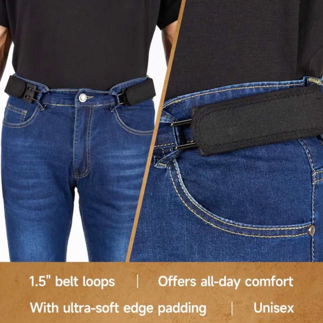 The Bluetooth Belt     Buckle-Free Elastic Belt Hook